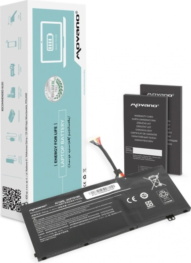 Movano akkumulátor Acer VN7 Nitro V15 és V17 készülékekhez, 4600 mAh, 52 Wh