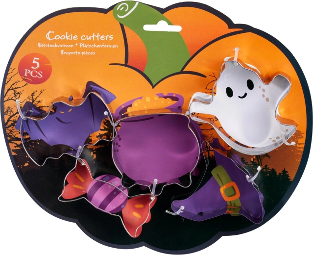5 halloweeni motívum egy készletben