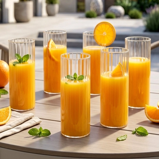 Praktikus 6× 560 ml-es készlet mindennapokra és vendégekhez