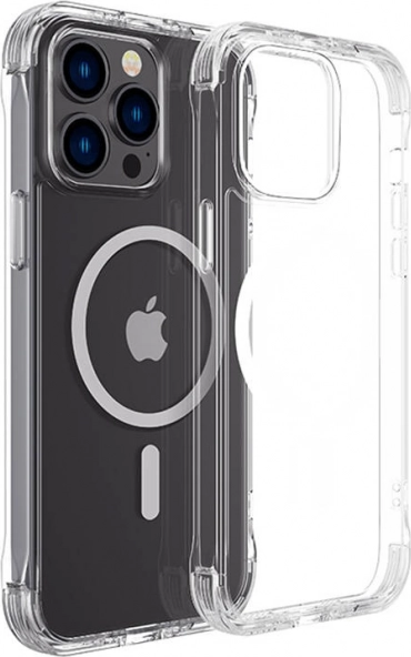 JOYROOM átlátszó mágneses tok iPhone 14 Plus-hoz