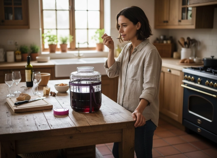 Óriási 26 l kapacitás borhoz, páclevekhez és erjesztéshez