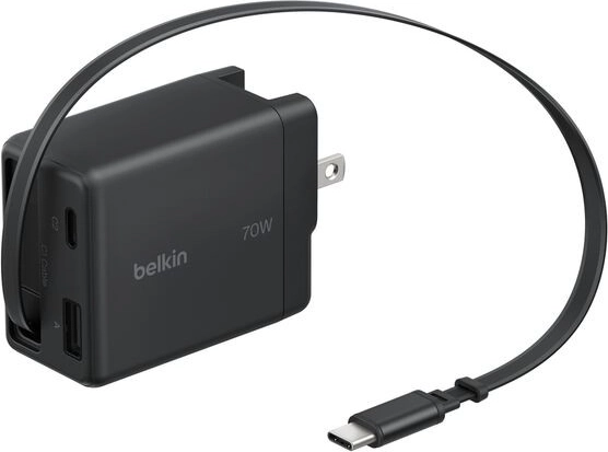 Beépített, feltekerhető USB-C-kábel