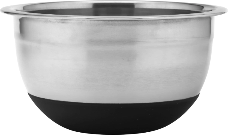 Altom Design rozsdamentes tálka szilikon csúszásgátló talppal 16 × 8 cm