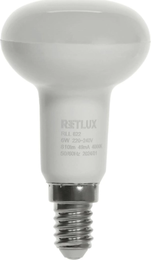 Retlux LED reflektor izzó E14 6 W 4000 K