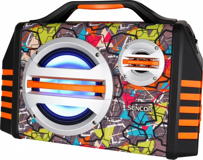 Hordozható Bluetooth hangszóró gyerekeknek karaoke funkcióval Sencor