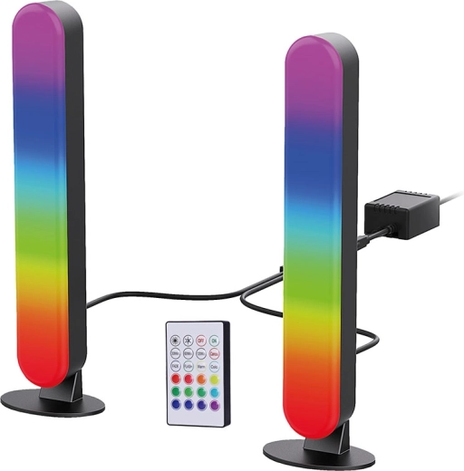 Solight RGB LED világítás játékosoknak távirányítóval és hangérzékelővel
