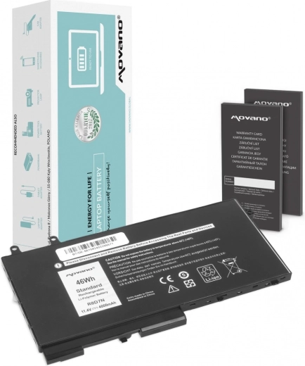 Movano R8D7N akkumulátor Dell Latitude 5410/5411/5500 és Precision 3541/3550 modellekhez (46 Wh)