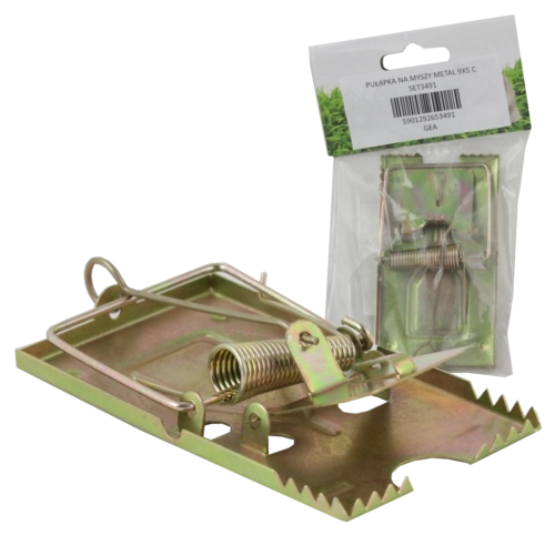 fém egércsapda 9 × 5 cm