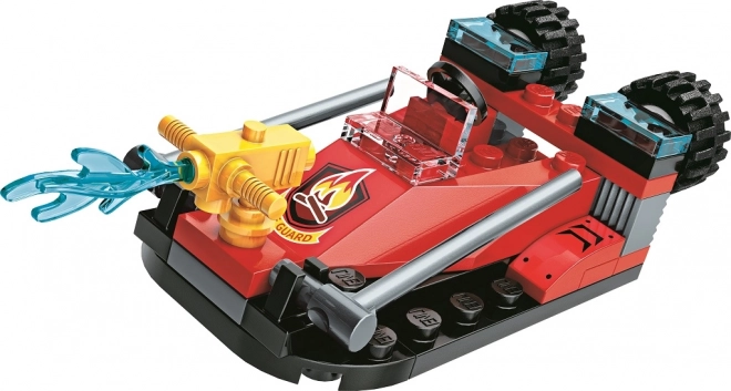 Qman tűzoltóautó vízágyúval 1805-4 mentőcsónak