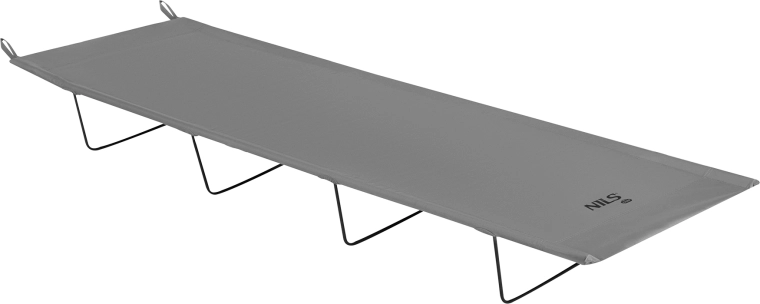 Összecsukható kempingágy NILS Camp, szürke, 190 cm