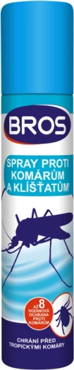 Bros rovarriasztó spray szúnyogok és kullancsok ellen 90 ml