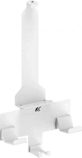 Fali tartó PlayStation 5-höz, kontroller- és fejhallgató-tartókkal, NanoRS RS181, fehér