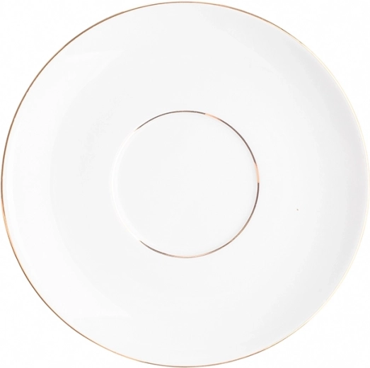 MariaPaula Klasyka arany vonal porcelán csészealj 17 cm