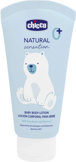 Chicco Natural Sensation testápoló sheavajjal és E-vitaminnal, 150 ml
