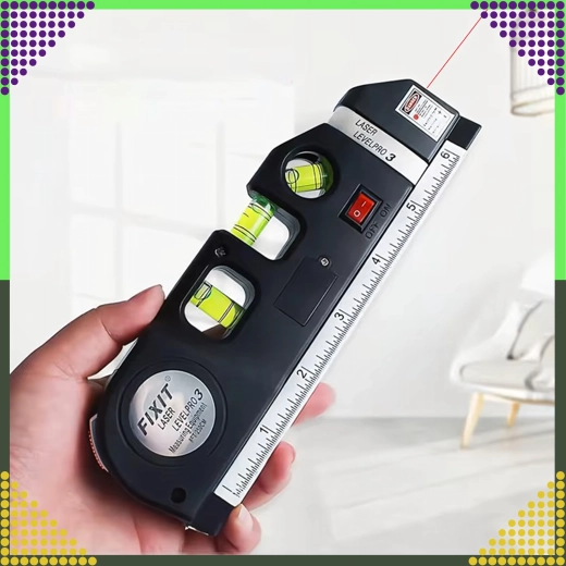 Beépített 2,5 m-es mérőszalag