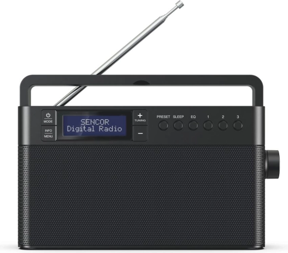 Sencor SRD 7810 digitális DAB+/FM rádió Bluetooth funkcióval