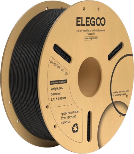 ELEGOO PLA+ filament fekete 1,75 mm
