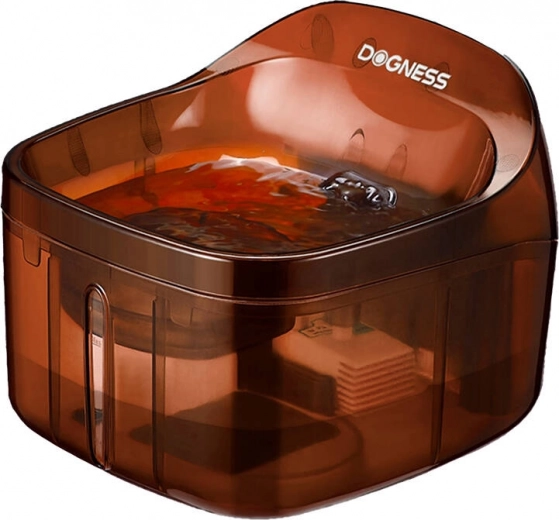 Intelligens ivókút kutyáknak és macskáknak DOGNESS D01, 2 l, barna