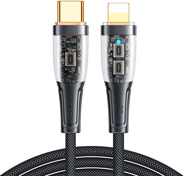 USB-C - Lightning 20W 1,2m fekete Joyroom kábel