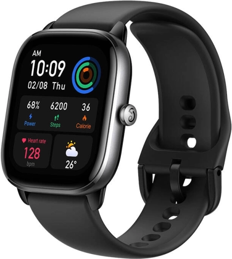 Amazfit GTS 4 mini okosóra fekete