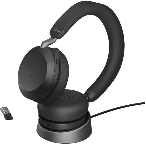Jabra Evolve2 75 vezeték nélküli fejhallgató aktív zajcsökkentéssel