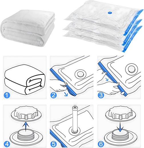 Gyors kompresszió porszívóval