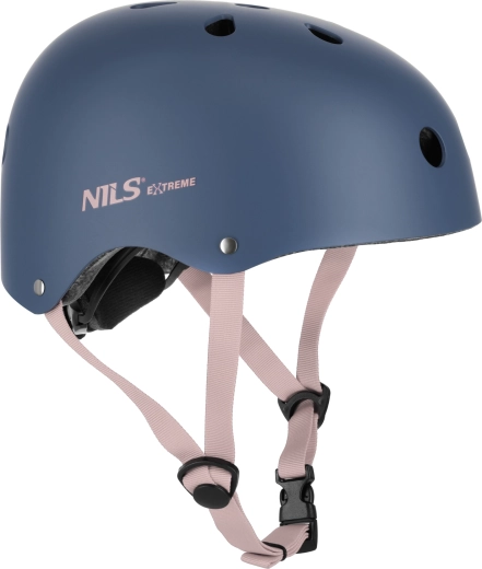 NILS Extreme Helma profi görkorcsolyázáshoz és kerékpározáshoz – kék – XS (48–52 cm)