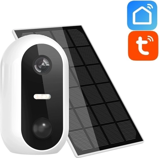 Solight akkumulátoros Wi‑Fi biztonsági kamera napelemmel