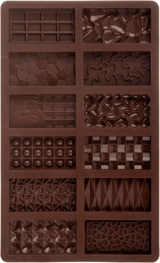 Szilikon csokoládéforma 27,5 × 17 cm