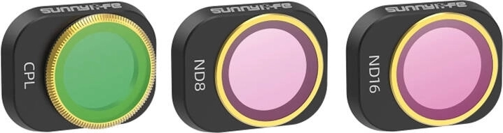 SUNNYLIFE CPL, ND8 és ND16 szűrőkészlet DJI Mini 4 Pro-hoz