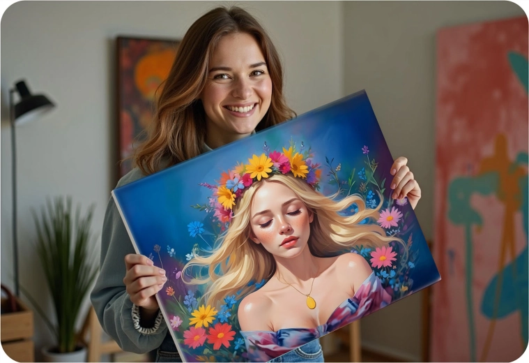 Ragyogó faldekoráció