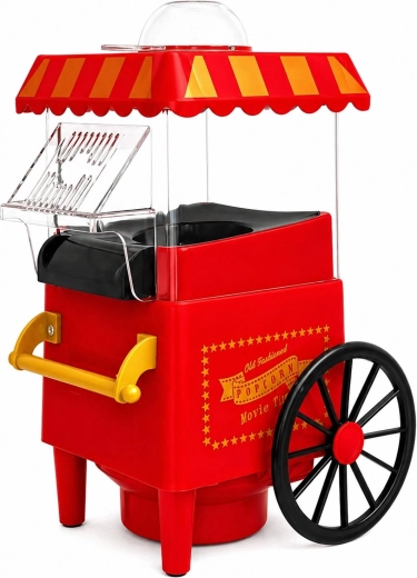 Olaj nélküli popcorn forró levegővel