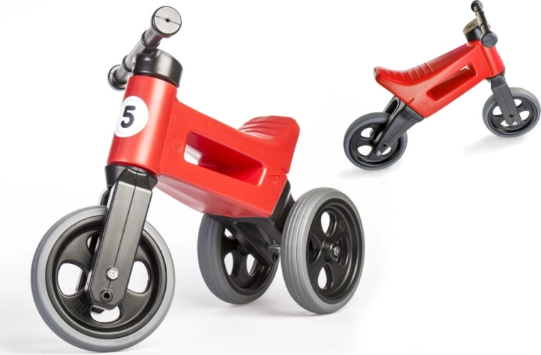 FUNNY WHEELS Rider Sport 2 az 1-ben futóbicikli gyerekeknek – Piros