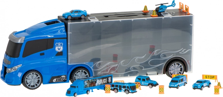 Teljes rendőrségi szett helikopterrel