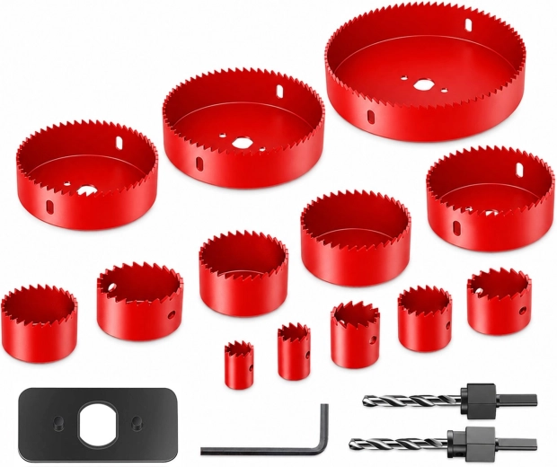Renew Force fa lyukfűrész-készlet 19–127 mm, 16 részes