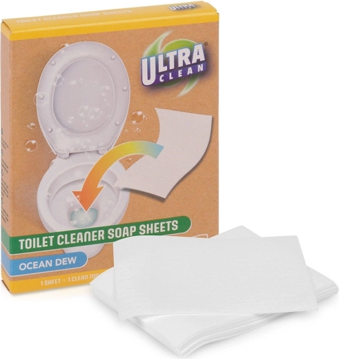Oldódó illatos WC-tisztító lapok – 10 db