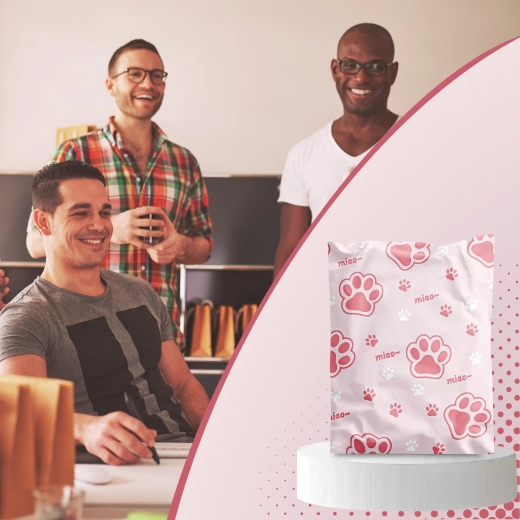 Stílusos macskanyom-motívum