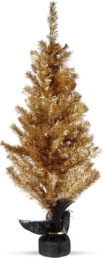 Arany színű asztali karácsonyfa 90 cm