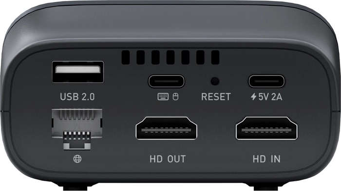 Teljes csatlakoztathatóság: HDMI, USB, Ethernet és tápellátás USB‑C-n keresztül