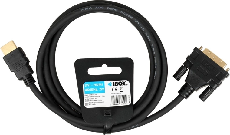 HDMI–DVI kábel 2 m (Full HD 1080p)