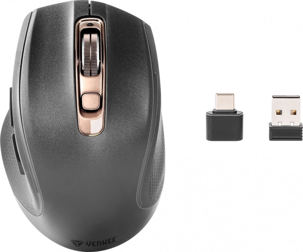 Csatlakozás 3 eszközhöz: Bluetooth + USB‑A/USB‑C 2,4 GHz