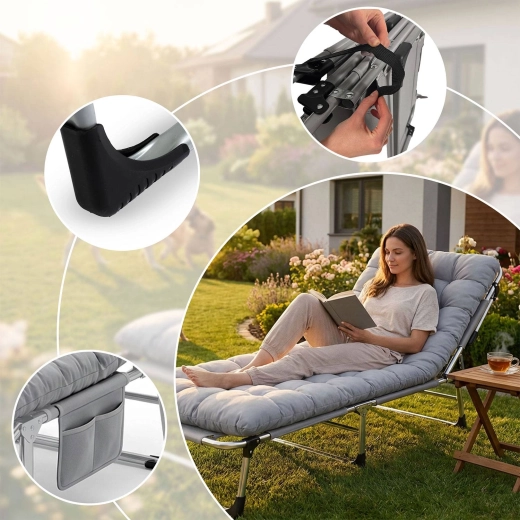 Vastag párnázás és fejpárna az egész napos kényelemért