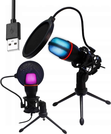 USB-csatlakozás és RGB háttérvilágítás