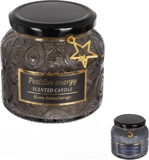 Illatgyertya üvegben MOON 210 g