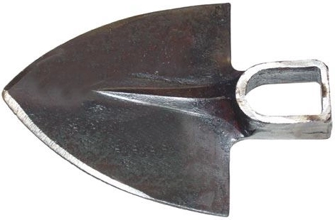 Kovácsolt szív alakú kapa 195 mm, 800 g