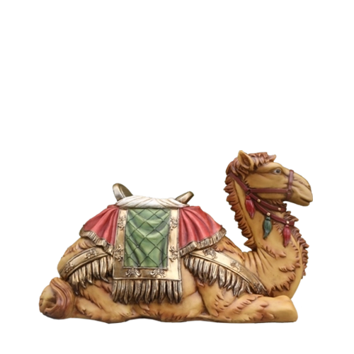 Betlehemi figura – térdelő teve 66 × 27 × 38 cm - 1 db