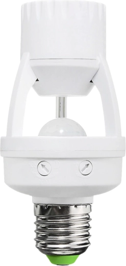 Solight PIR mozgásérzékelő E27 foglalatba, fehér