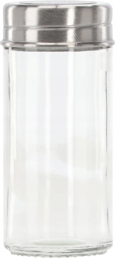 12 átlátszó fűszertartó rozsdamentes tetőkkel