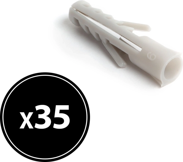 Dübel 6 × 30 mm, 35 db