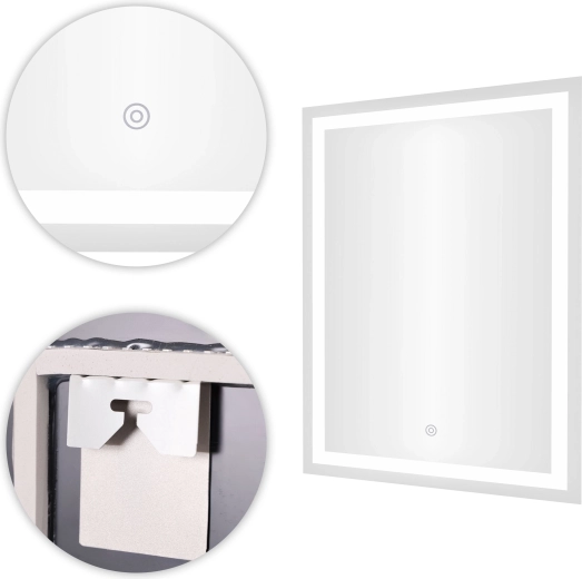 Érintésvezérlés diszkrét háttérvilágítással